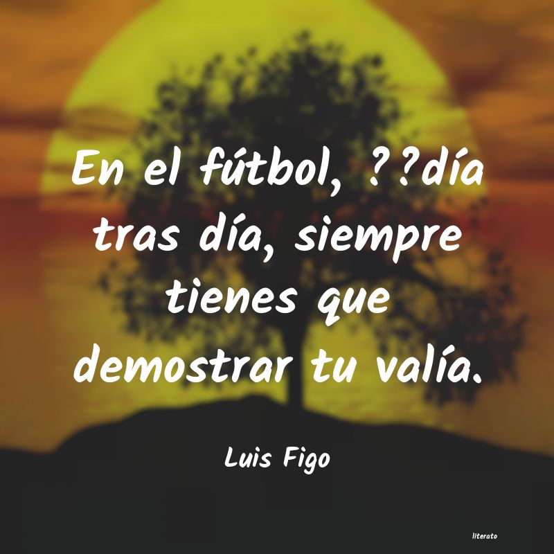 frases de Luis Figo