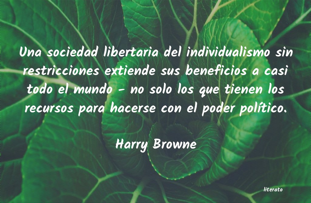 Frases de Harry Browne