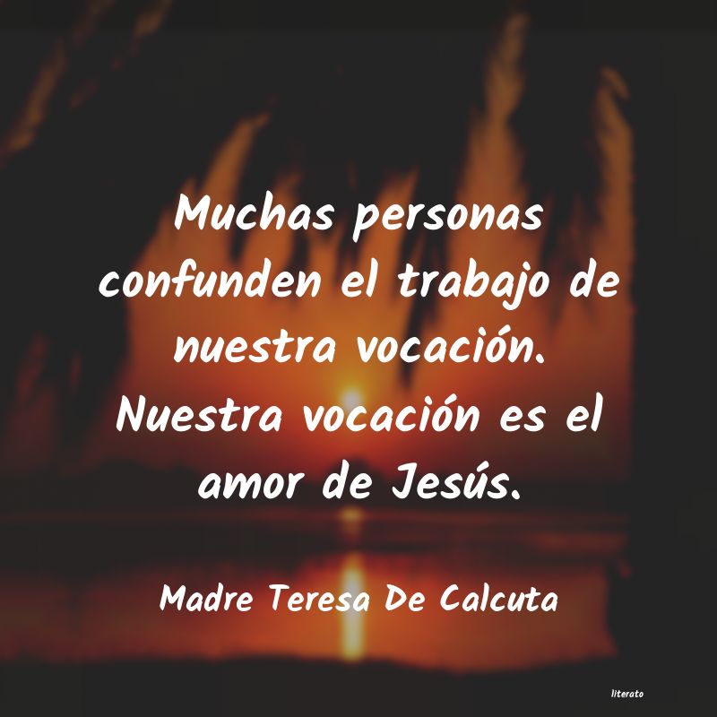 frases de Madre Teresa De Calcuta