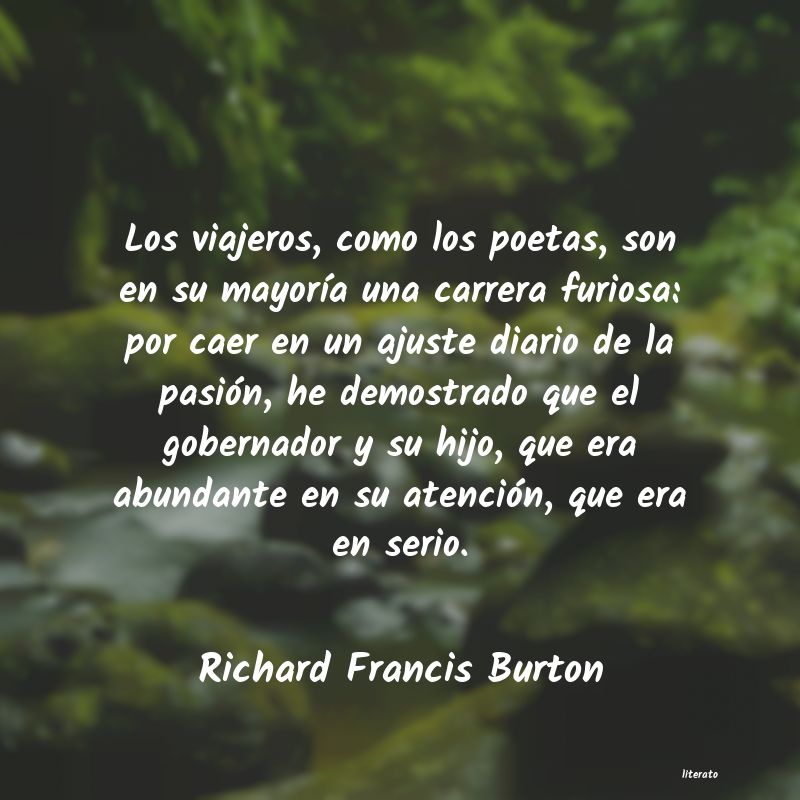 frases de Richard Francis Burton