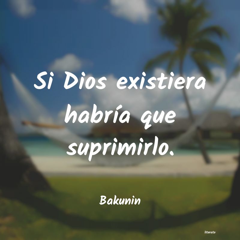 Frases de Bakunin