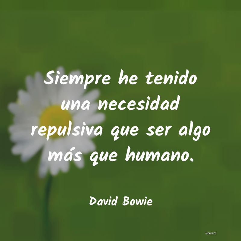 frases de David Bowie