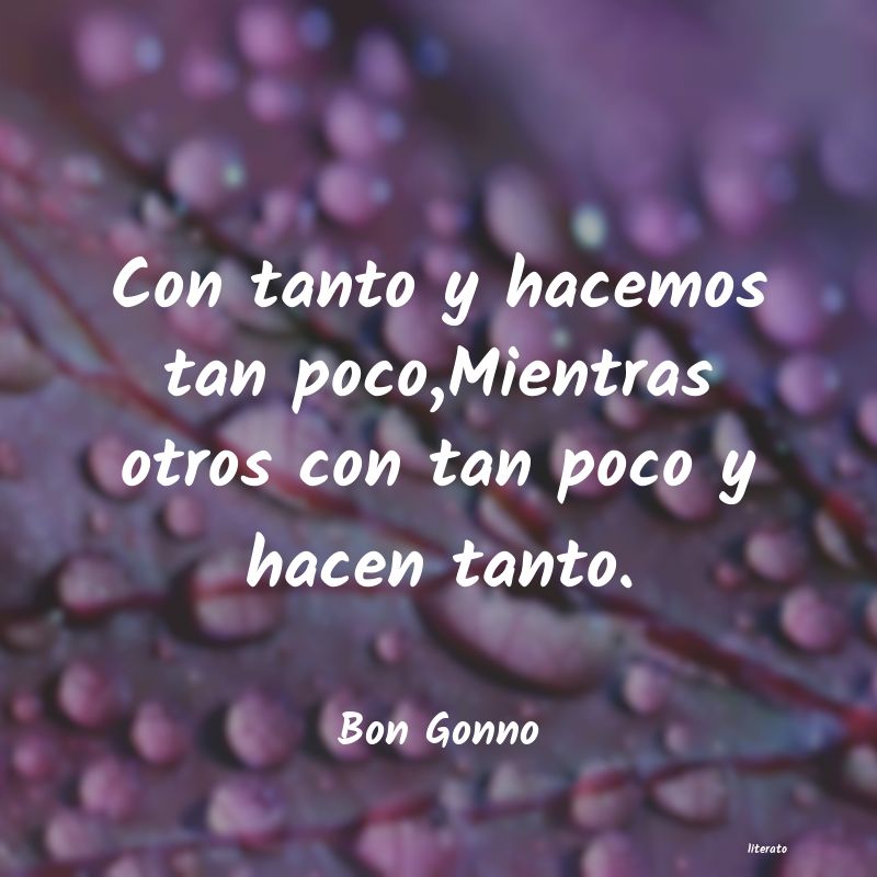 Frases de Bon Gonno