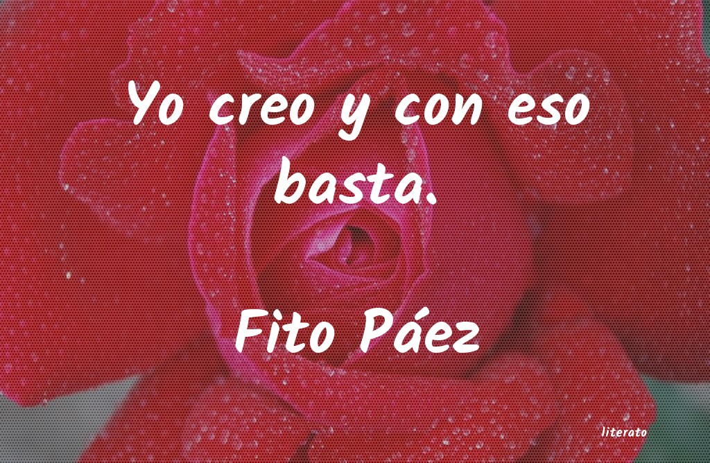 Frases de Fito Páez