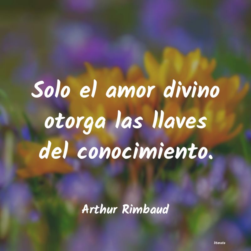 frases de Arthur Rimbaud