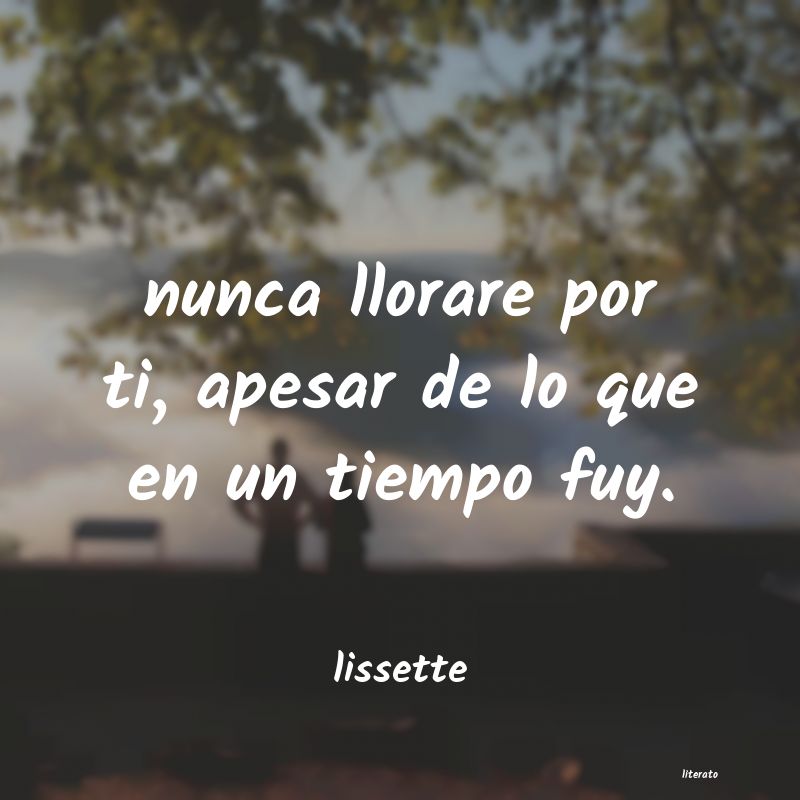 Frases de lissette