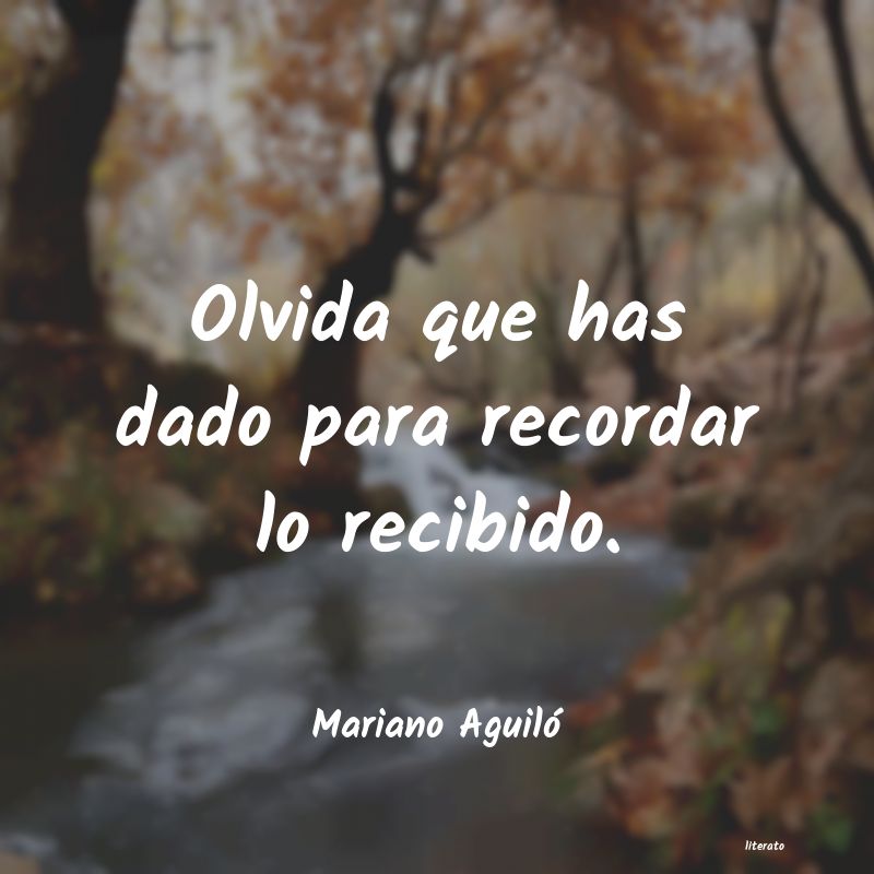 Frases de Mariano Aguiló