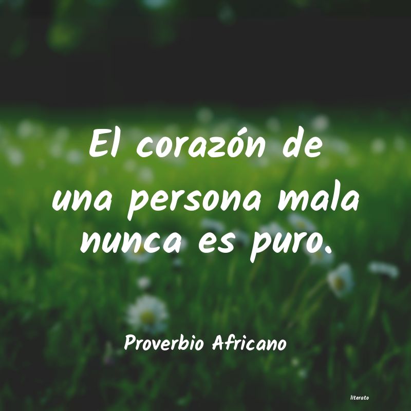 Frases de Proverbio Africano