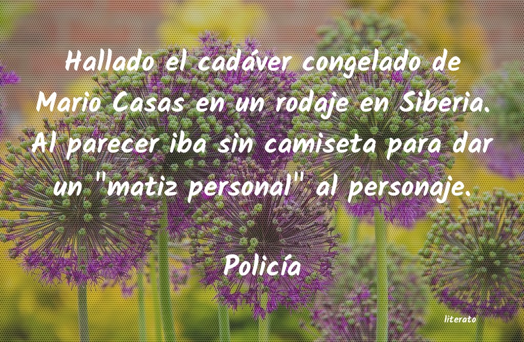 Frases de Policía