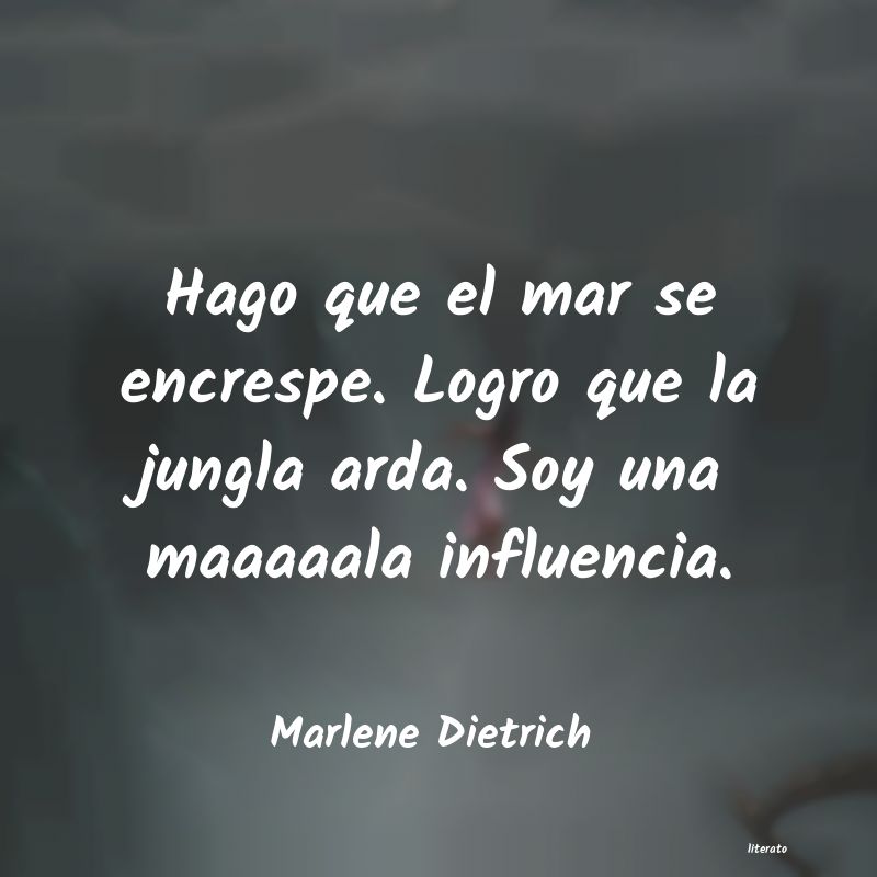 Frases de Marlene Dietrich