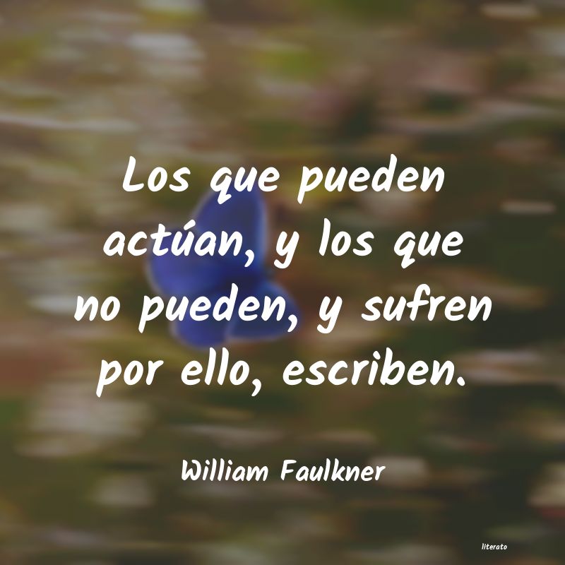 Frases de William Faulkner