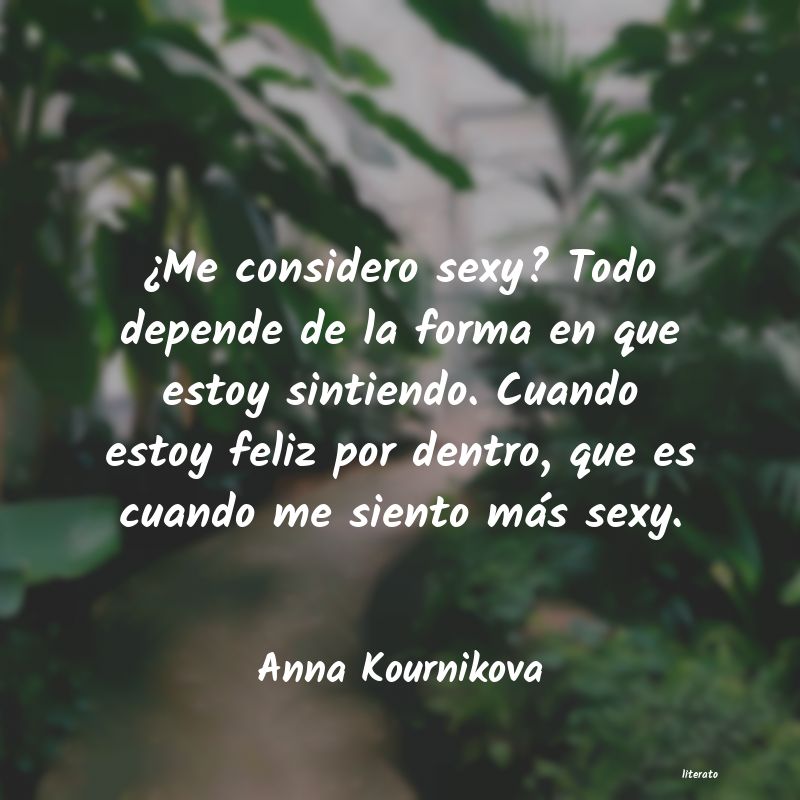 Frases de Anna Kournikova