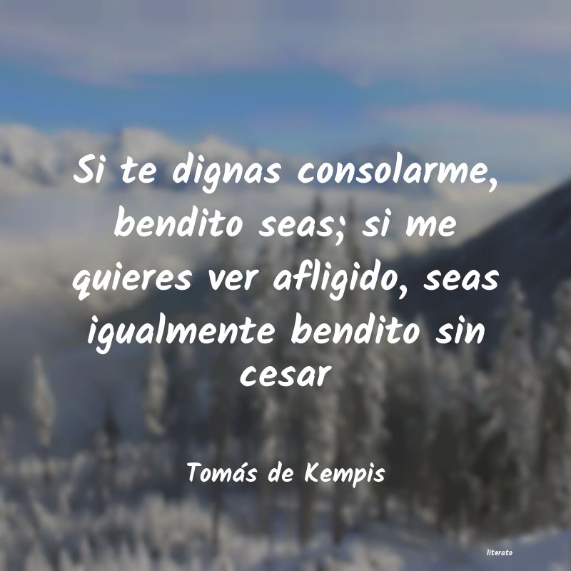 Frases de Tomás de Kempis