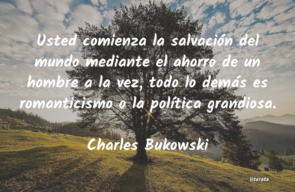 frases de Charles Bukowski
