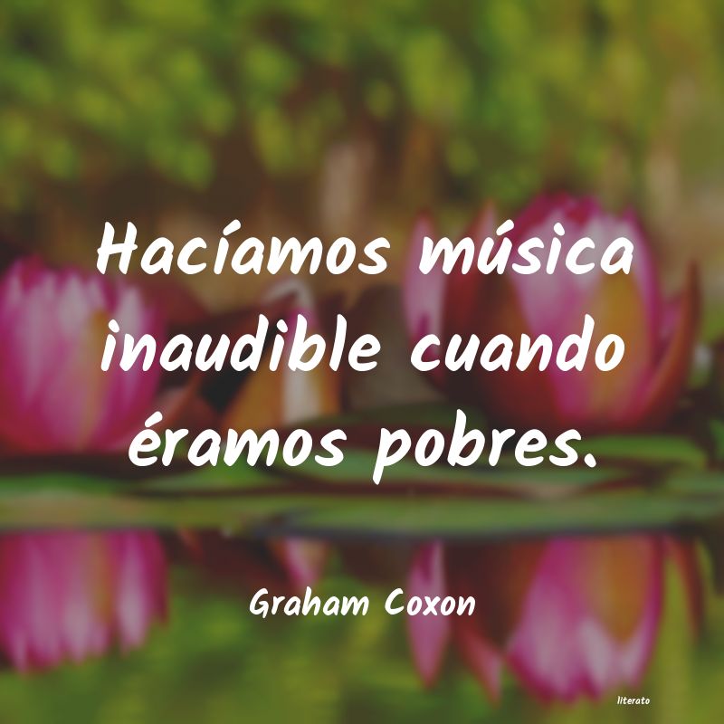 Frases de Graham Coxon