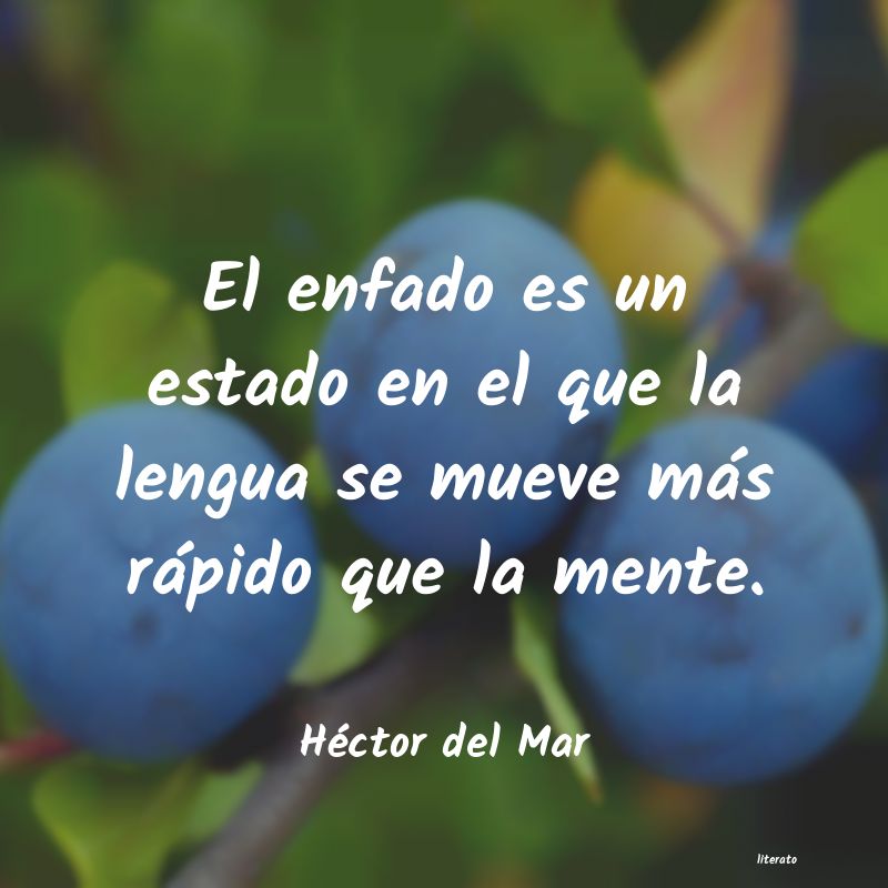 frases de Héctor del Mar