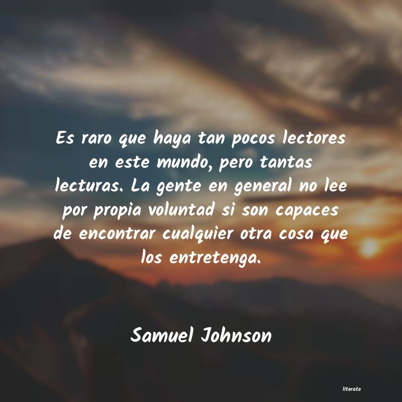 Frases de Samuel Johnson