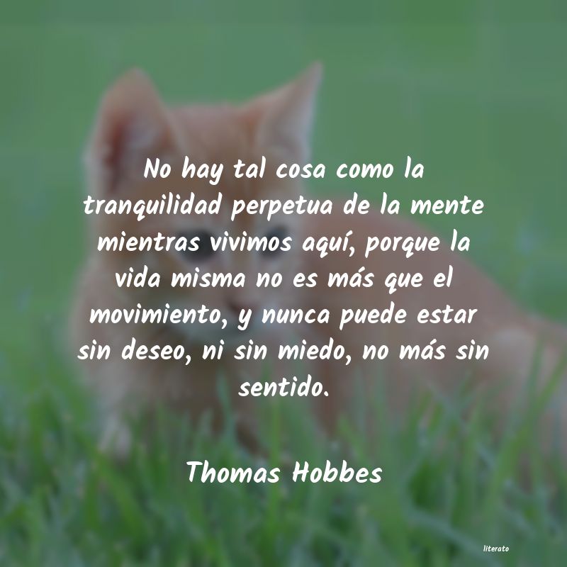 Frases de Thomas Hobbes