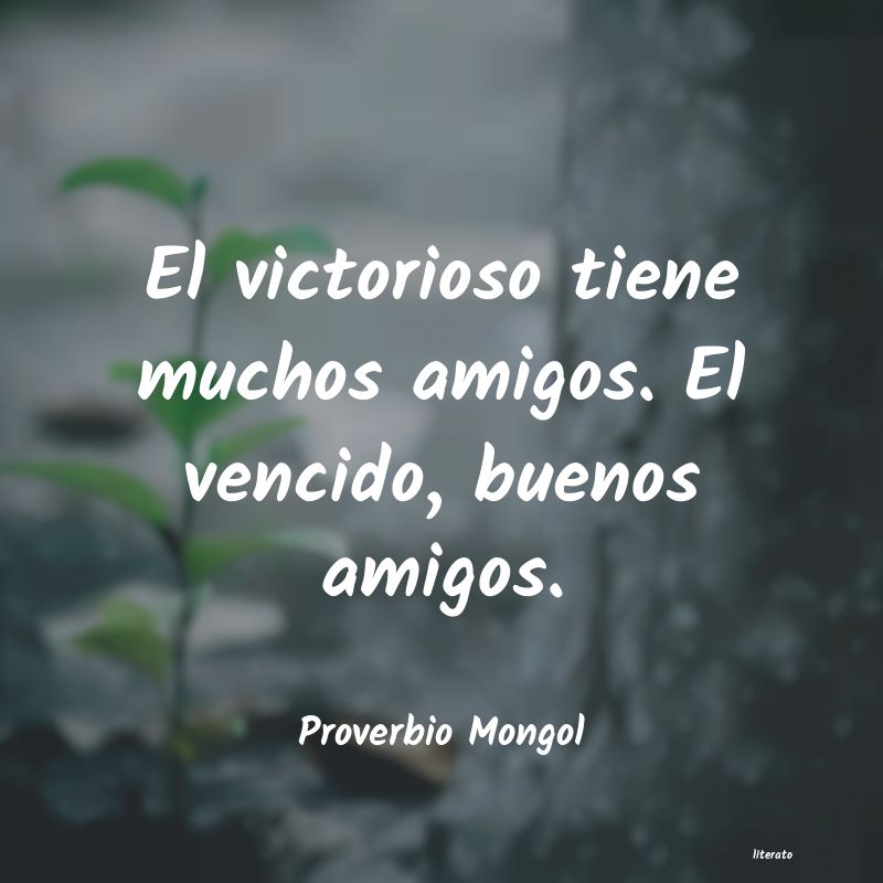 Frases de Proverbio Mongol