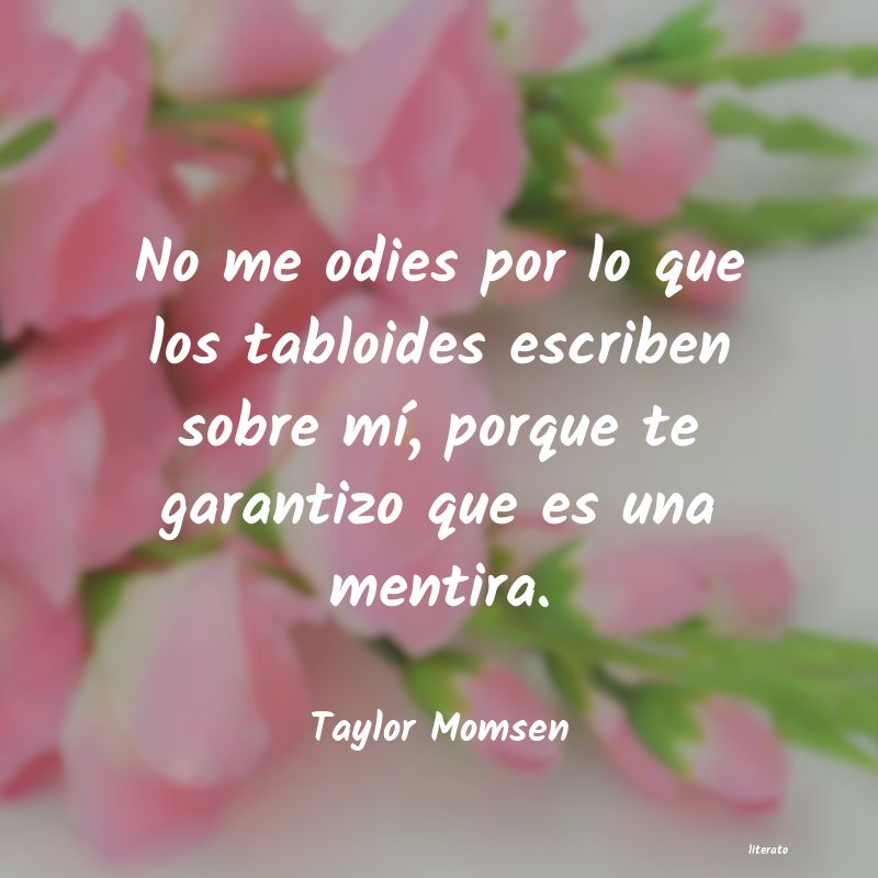 Frases de Taylor Momsen