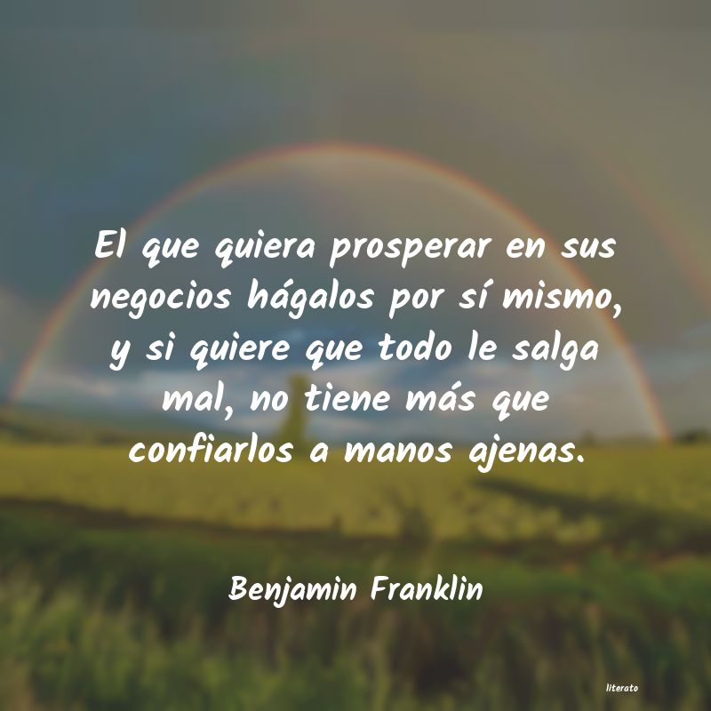 Frases de Benjamin Franklin