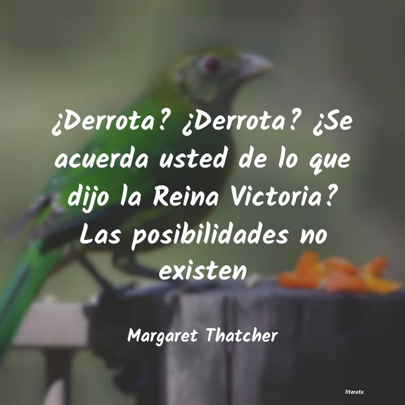 Frases de Margaret Thatcher