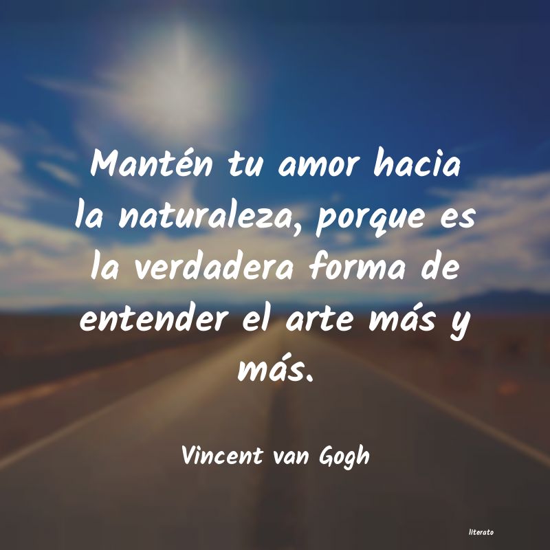 frases de Vincent van Gogh