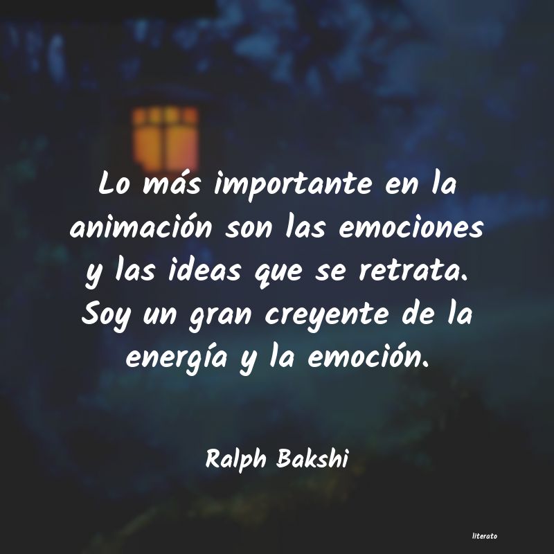 Frases de Ralph Bakshi