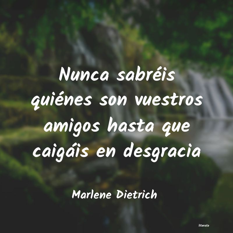 frases de Marlene Dietrich
