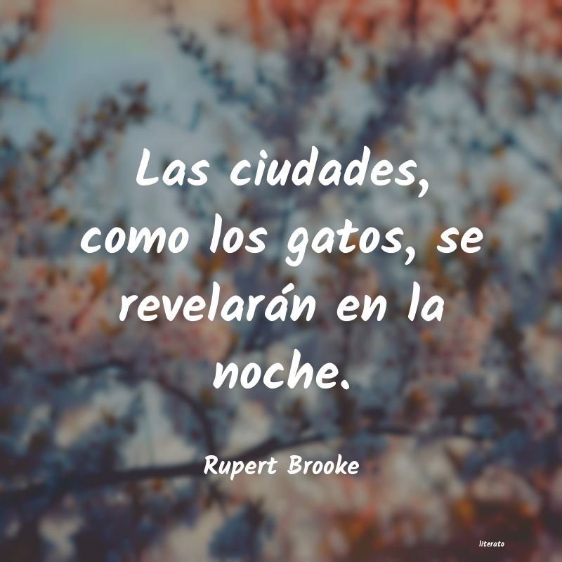 Frases de Rupert Brooke