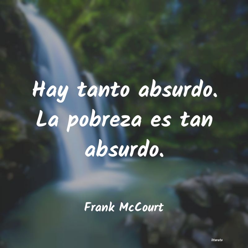 frases de Frank McCourt