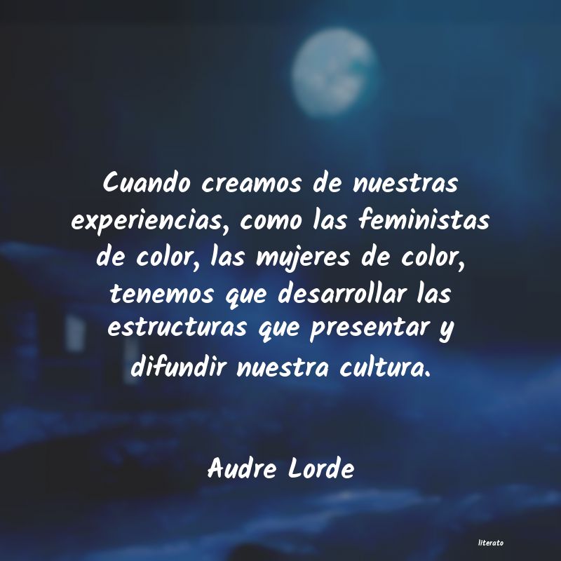 Frases de Audre Lorde