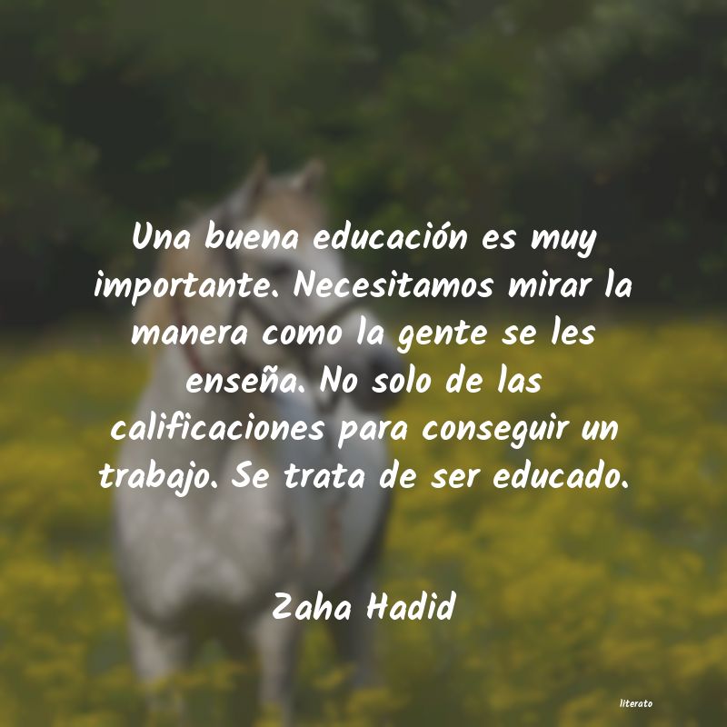 frases de Zaha Hadid