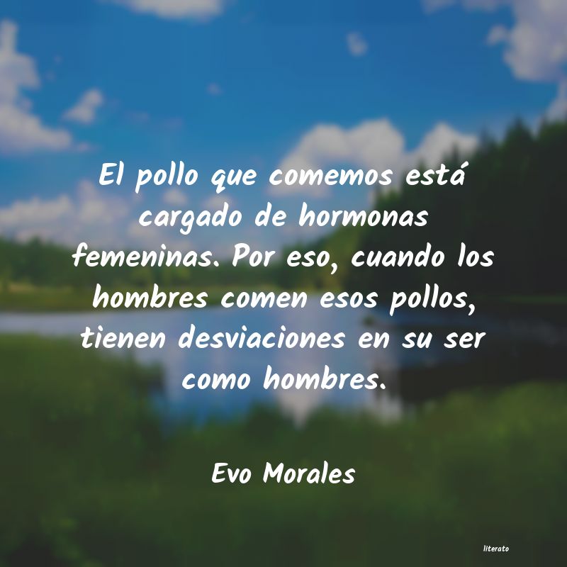 Frases de Evo Morales