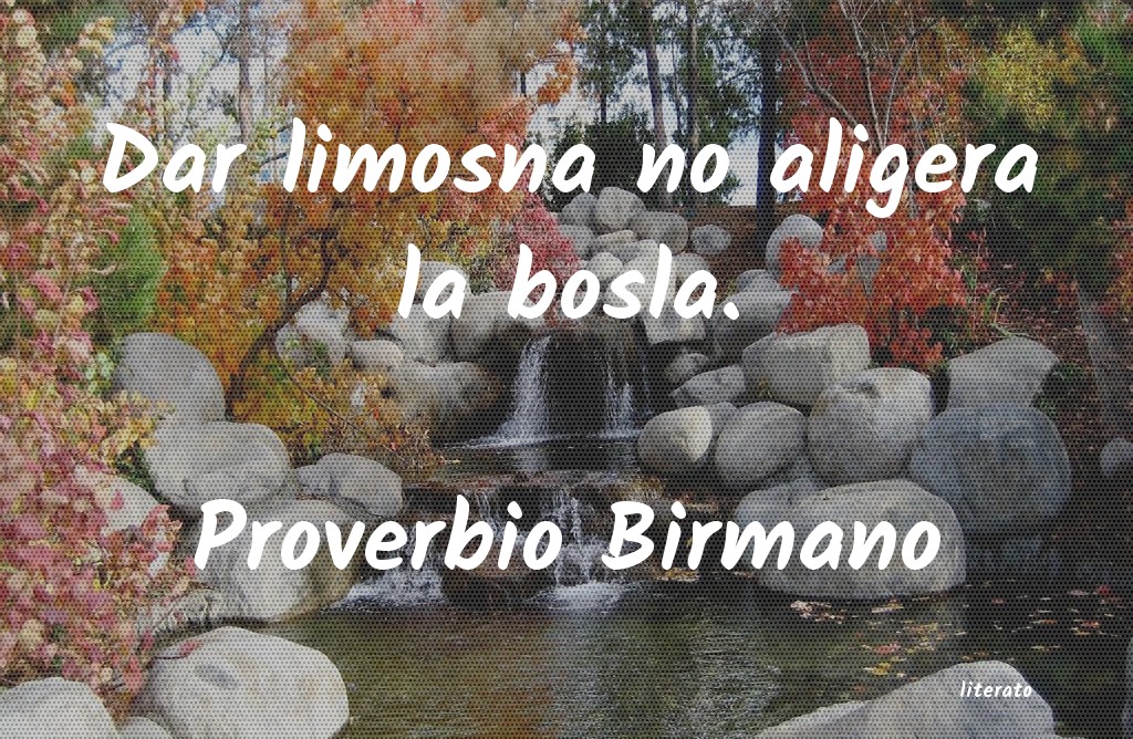 Frases de Proverbio Birmano