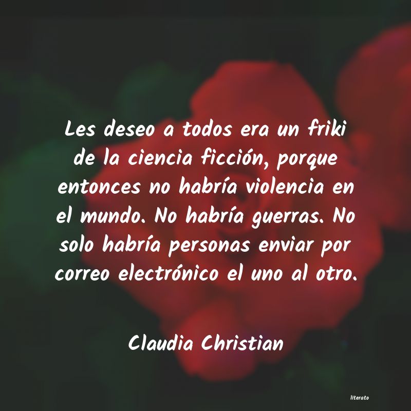 frases de Claudia Christian