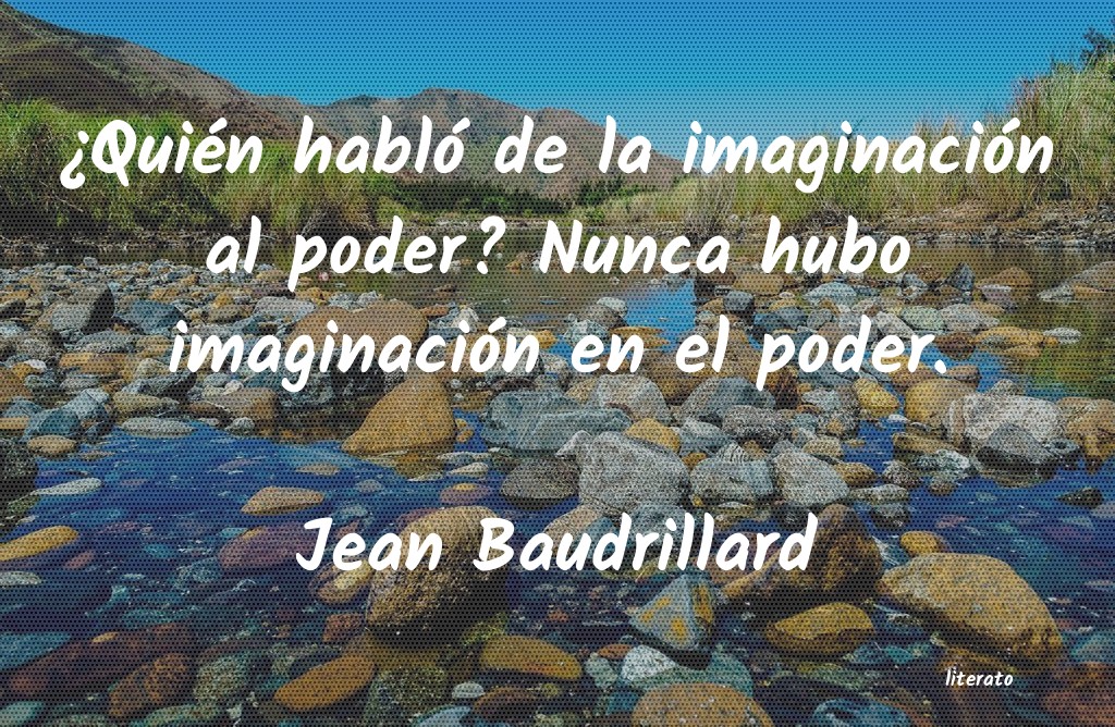 Frases de Jean Baudrillard