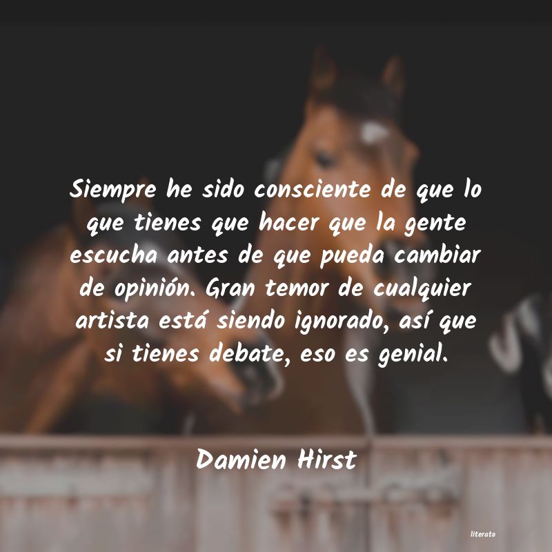 frases de Damien Hirst