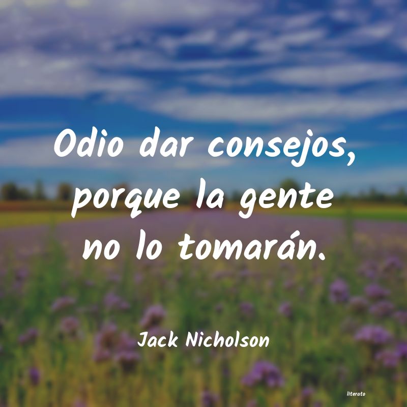 Frases de Jack Nicholson