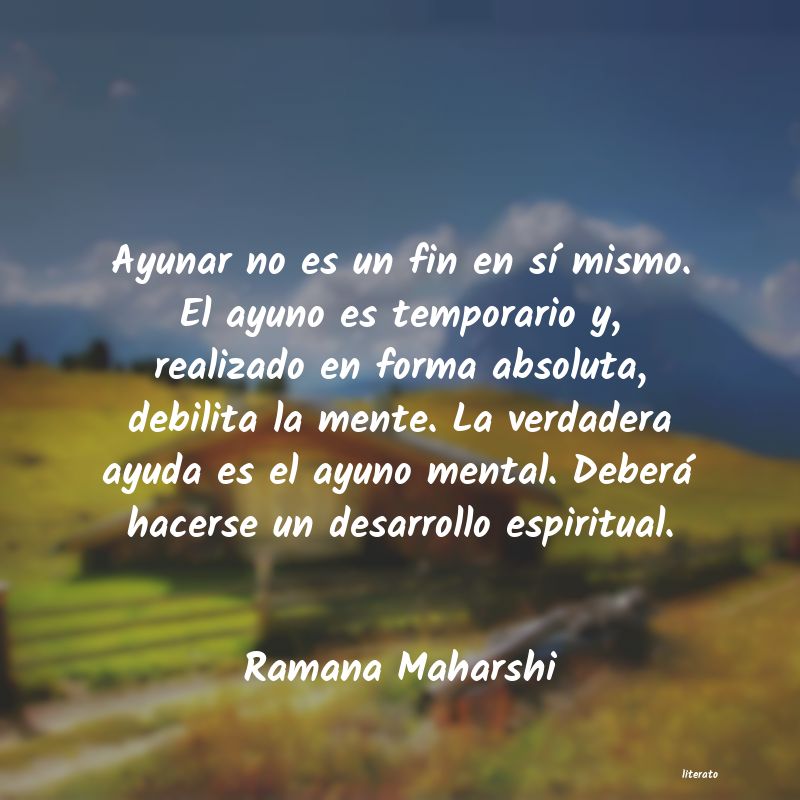 Frases de Ramana Maharshi