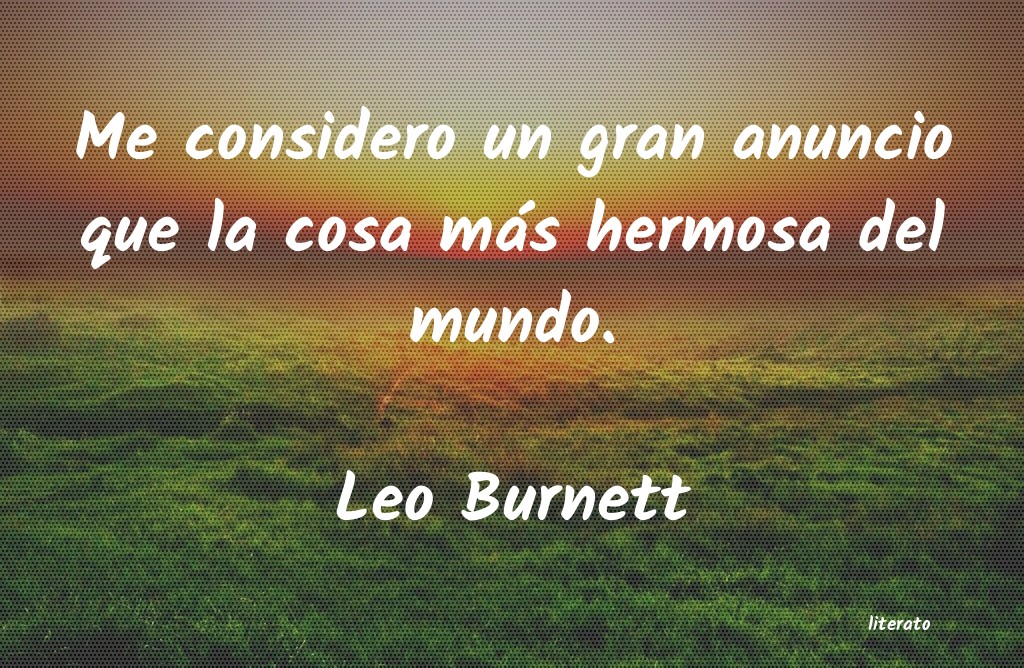 Frases de Leo Burnett