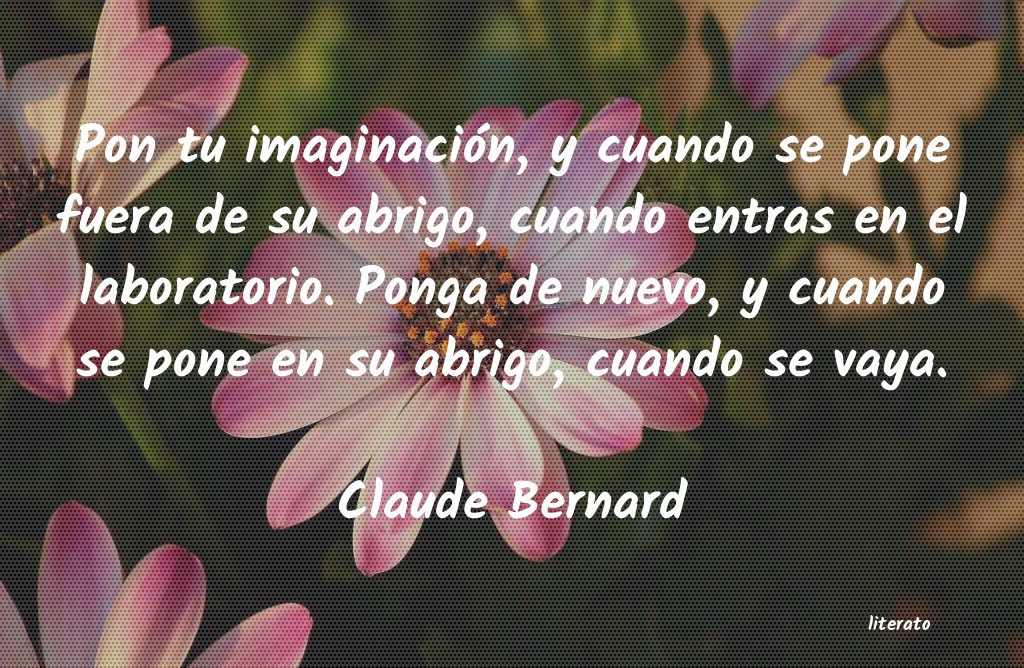 Frases de Claude Bernard