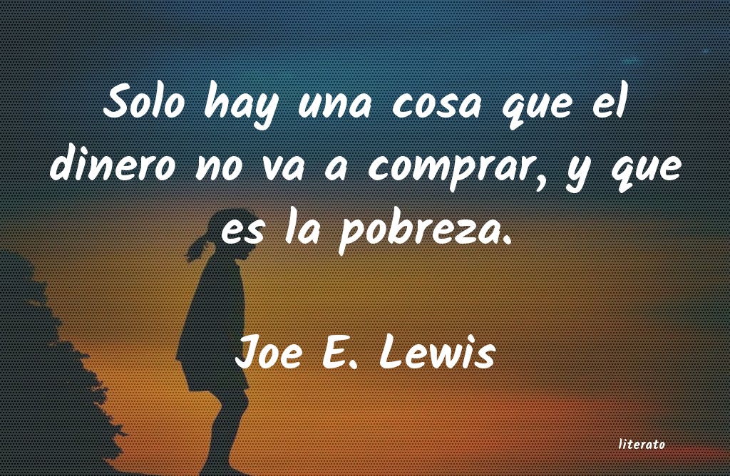 frases de Joe E. Lewis