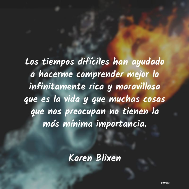 Frases de Karen Blixen