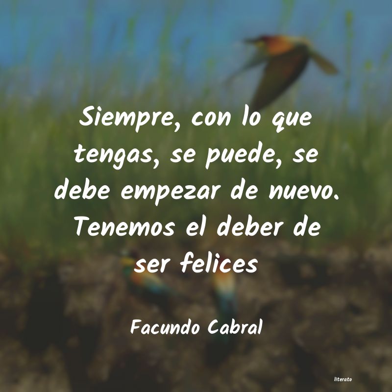 Frases de Facundo Cabral