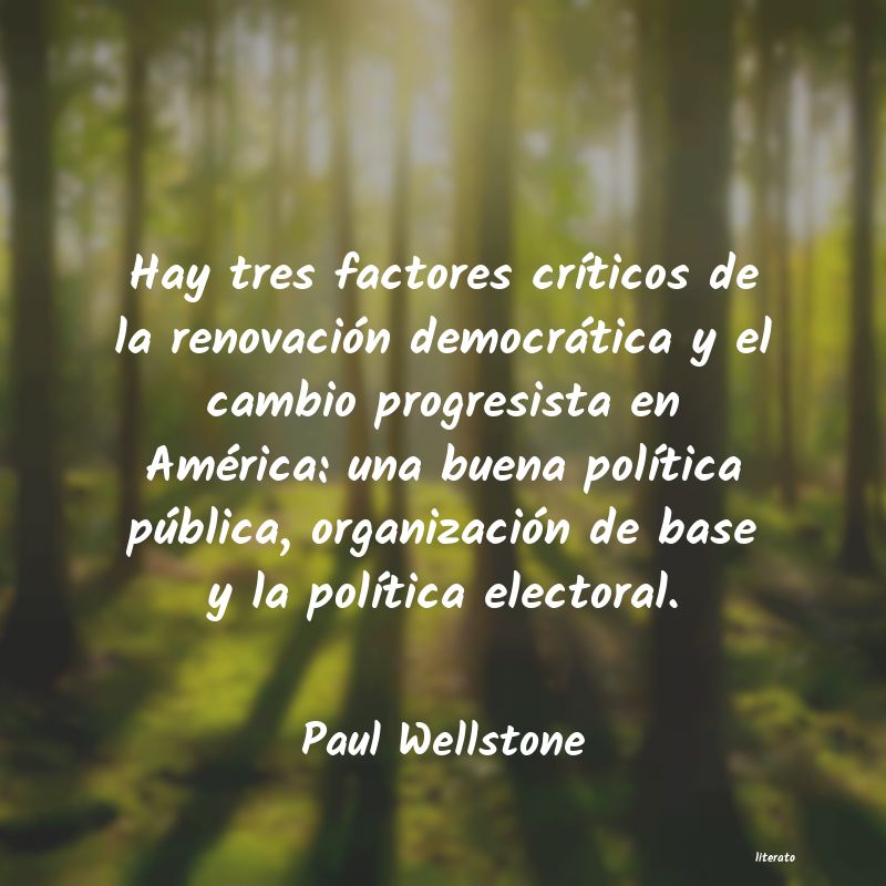 frases de Paul Wellstone
