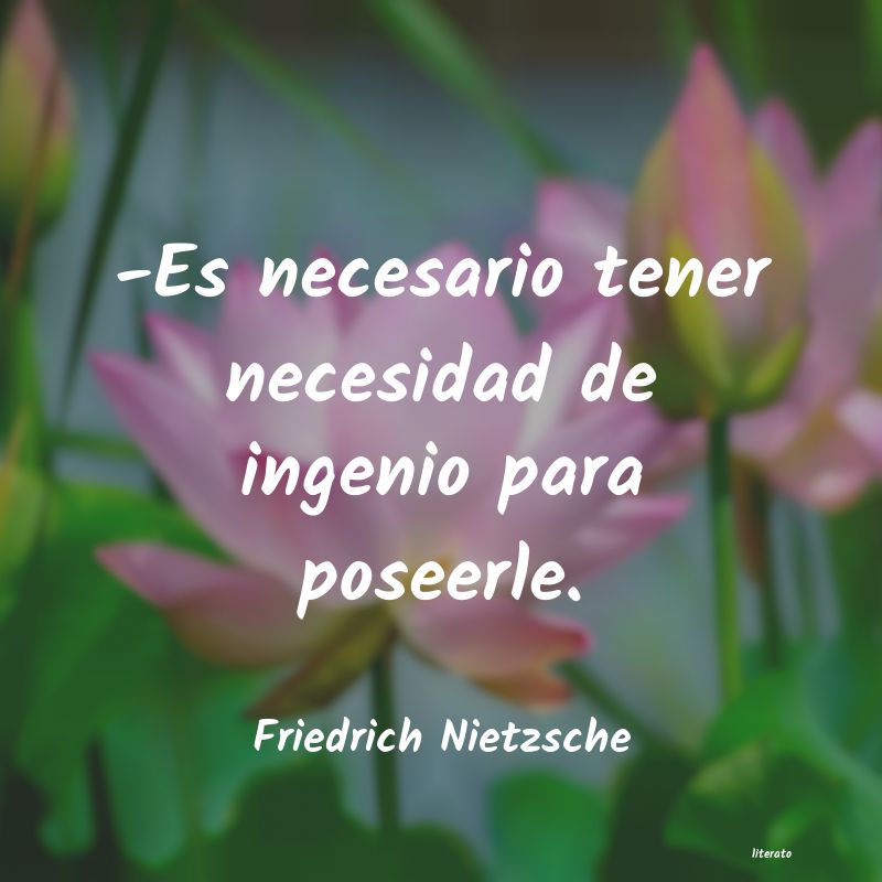 Frases de Friedrich Nietzsche