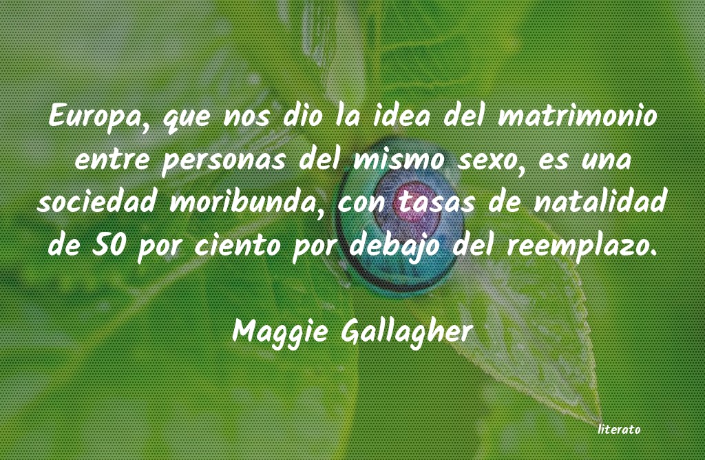 Frases de Maggie Gallagher