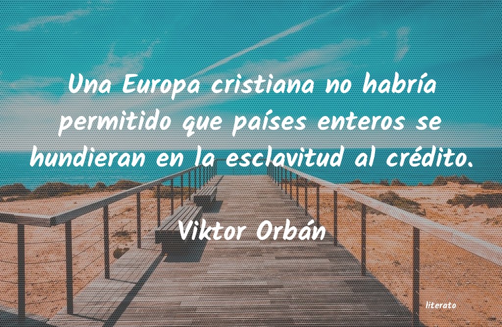 frases de Viktor Orbán