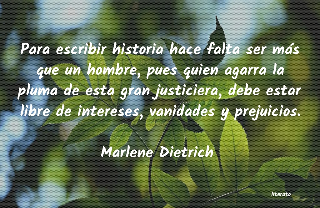 Frases de Marlene Dietrich